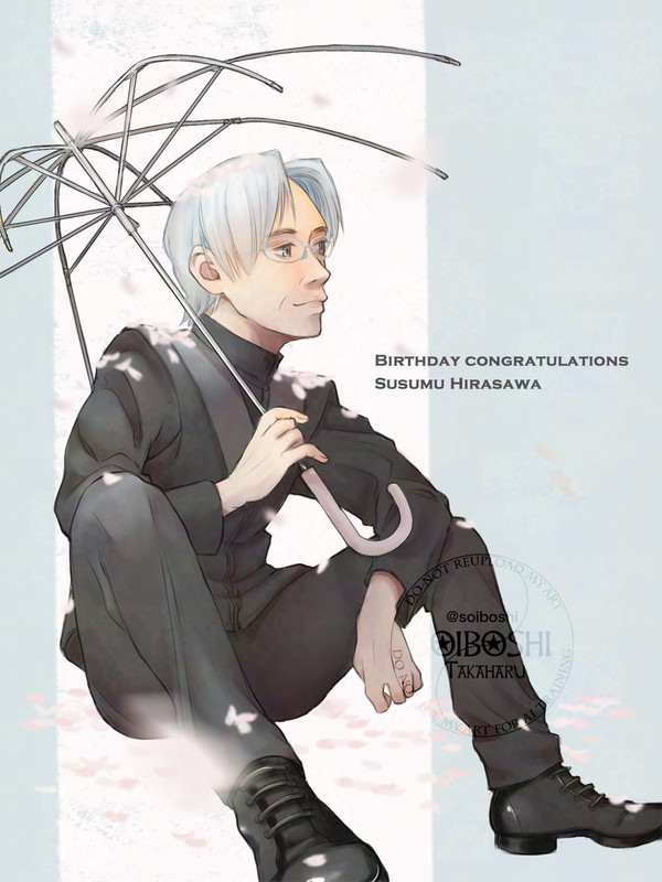 平沢進さん誕生記念日絵2022(白沢Ver.)