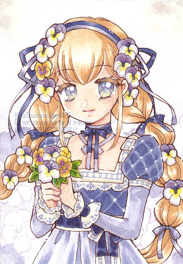 パンジーの花束
