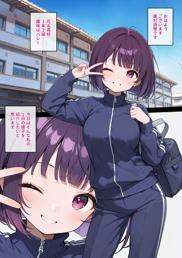 オナニー中毒の女の子