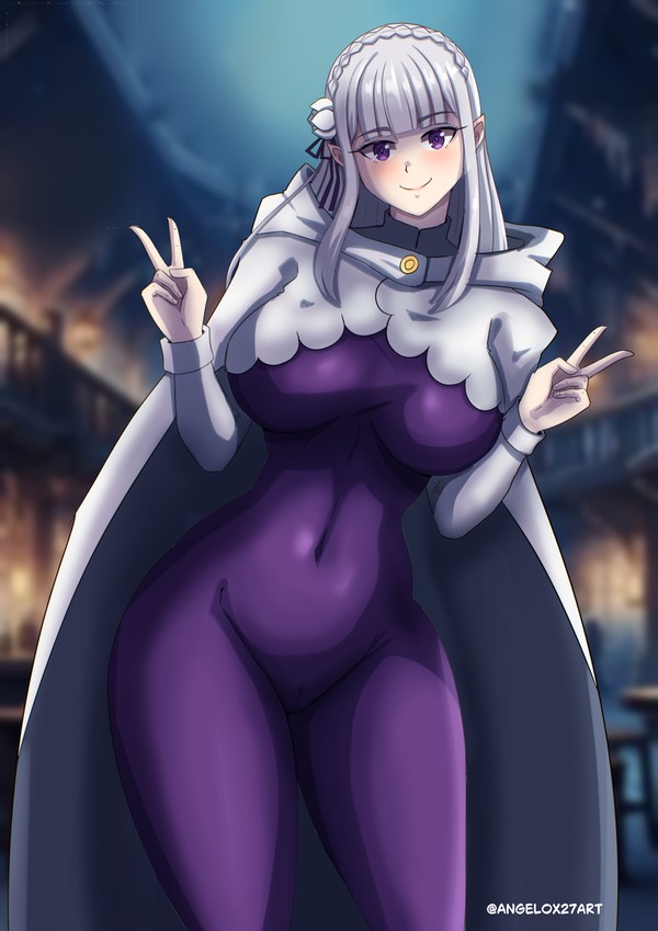 Emilia re:zero bodysuit エミリア(リゼロ