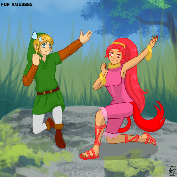 Commission Gift - Link and Din