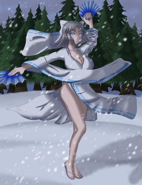 Yumi in the Snow