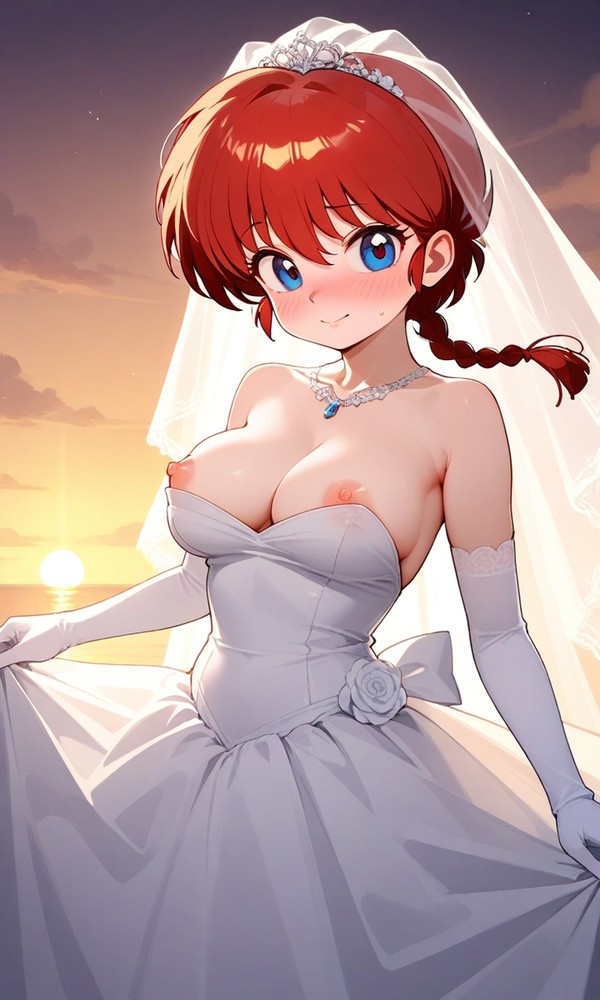 Ranma Girl Wedding Dress