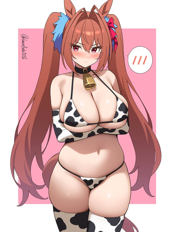 牛柄ビキニ姿が優等生すぎるダスカ②