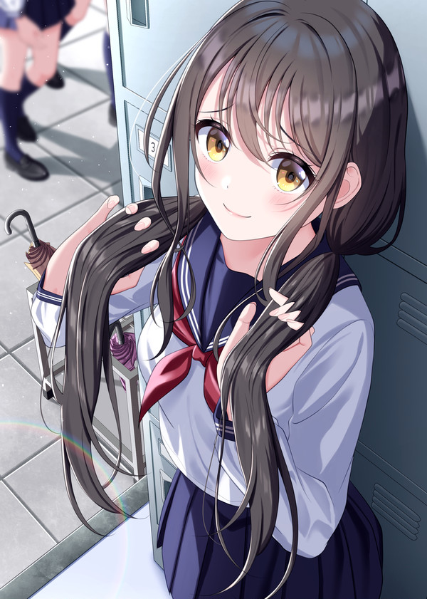 「髪型変えてみたんだけど、どうかな…?」 - 1/1