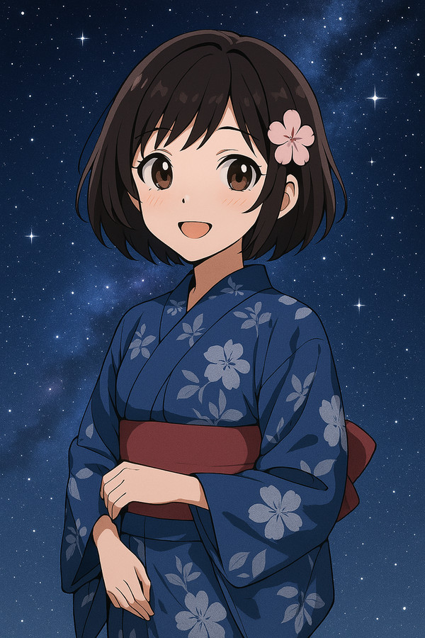 日向香菜草圖（浴衣）