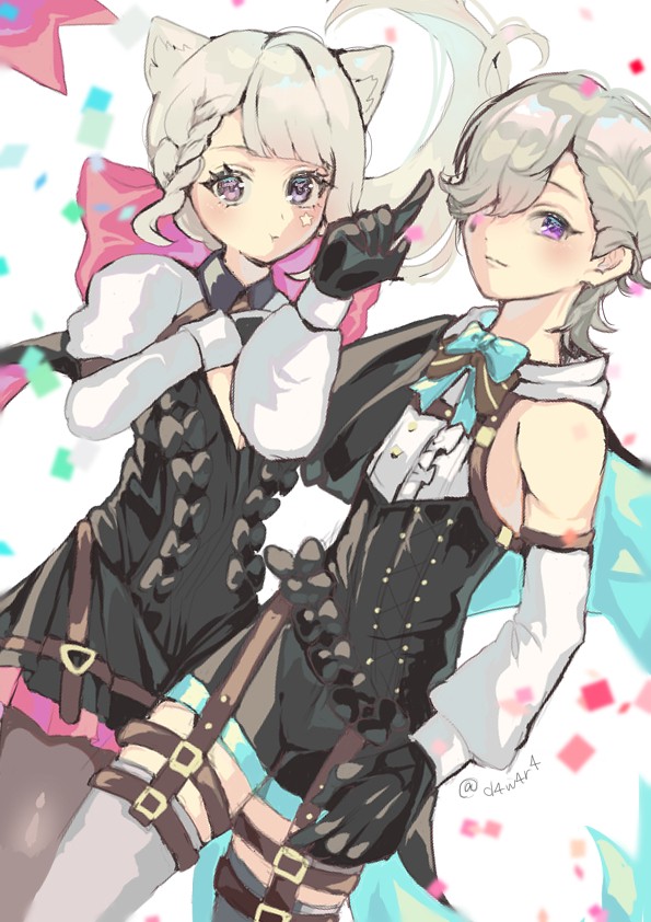 リネ×リネット色交換
