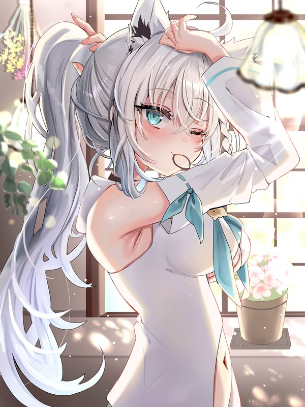 ポニーテールきーつね❣️