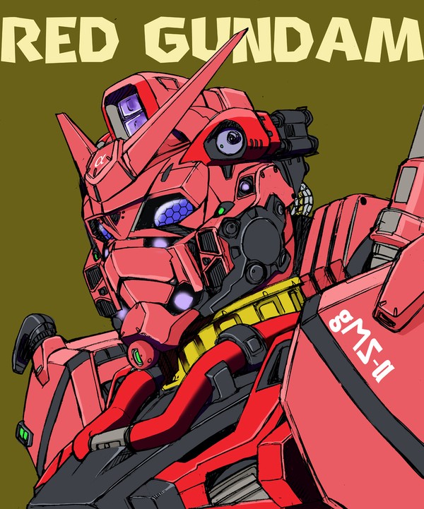 赤いガンダム(RX-78-02またはgMS-α)
