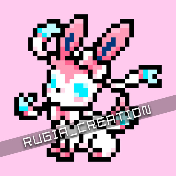 ドット絵 - ポケモン - ニンフィア