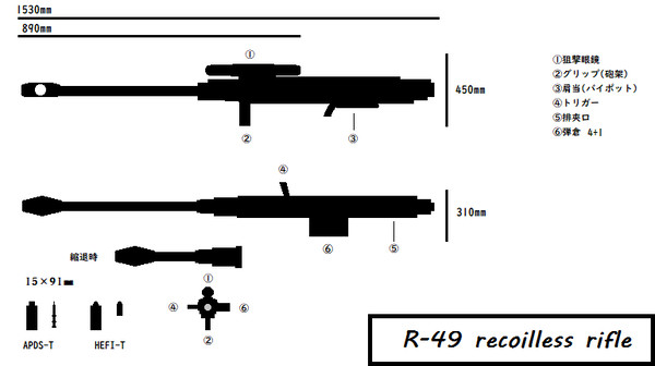 R-49 recoilless rifle