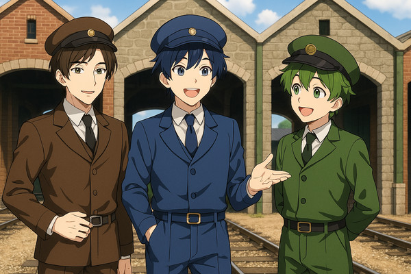 【AI擬人化きかんしゃ】トーマスの支線トリオ