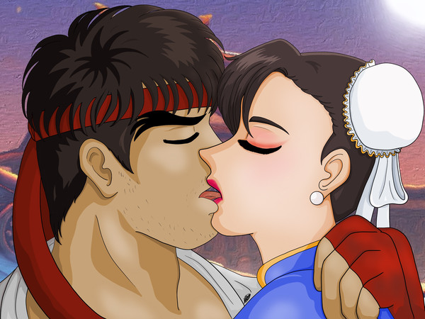 Ryu and Chun-Li