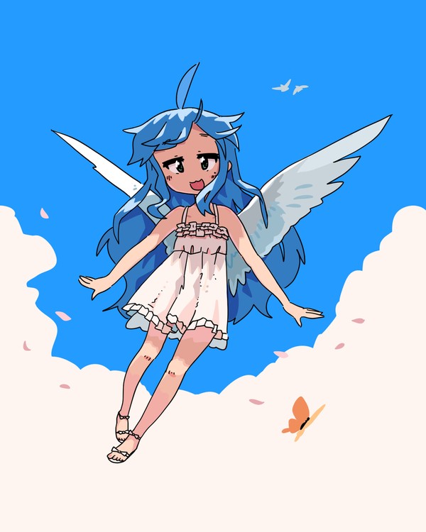 翼の生えたこなちゃん