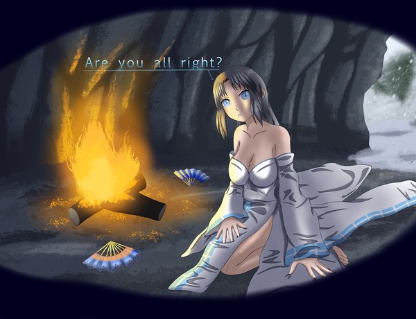Yumi in the cave