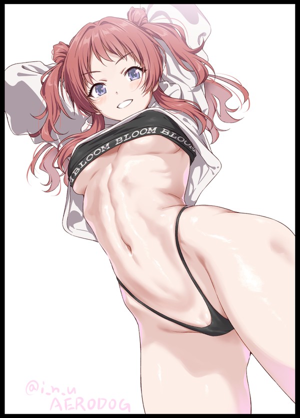 ドヤ顔で腹筋見せつけてくる咲季お姉ちゃん