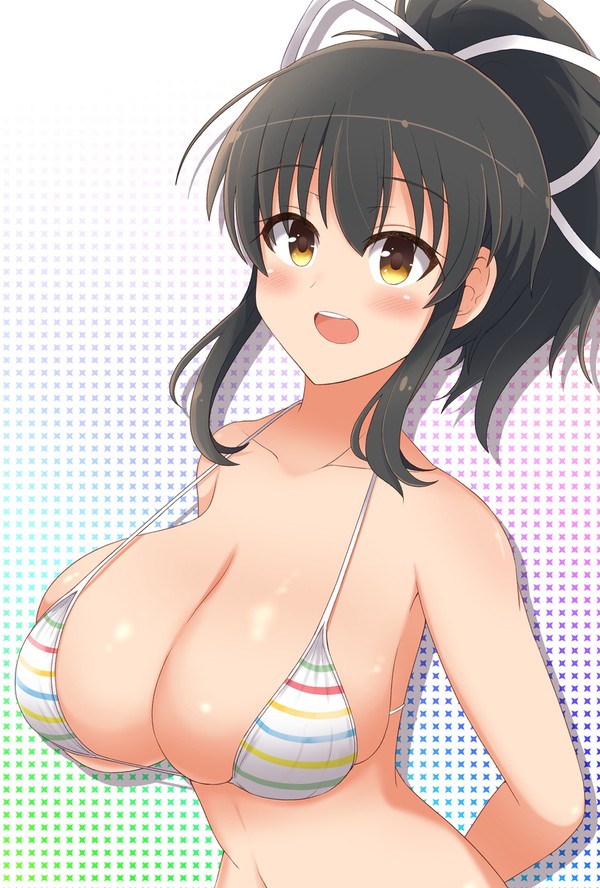 レインボー水着飛鳥