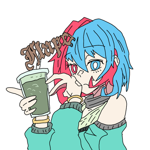 フラッペさんのサムネの女の子