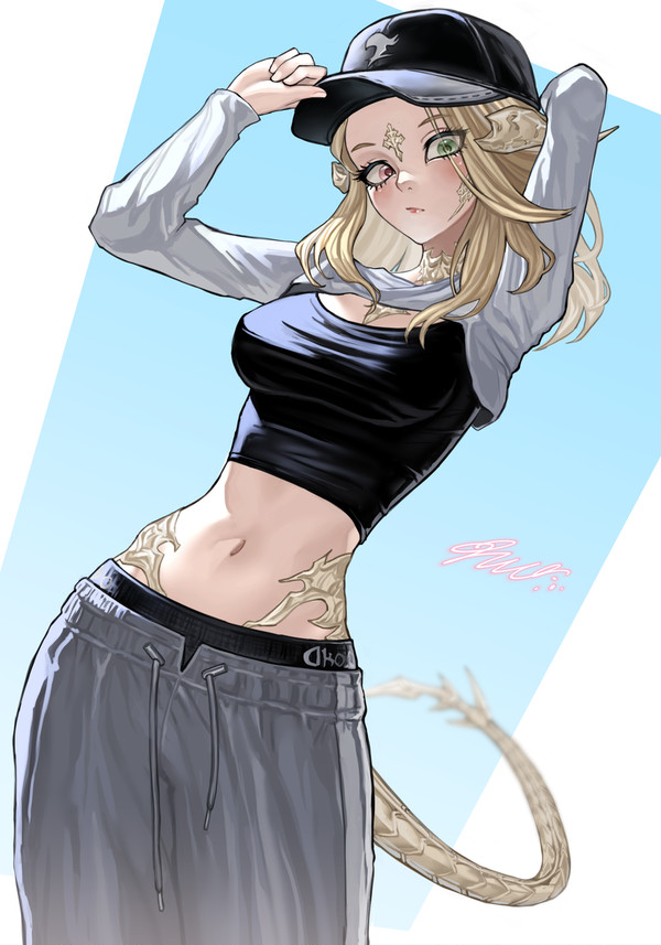 アスレジャー後角アウラちゃん