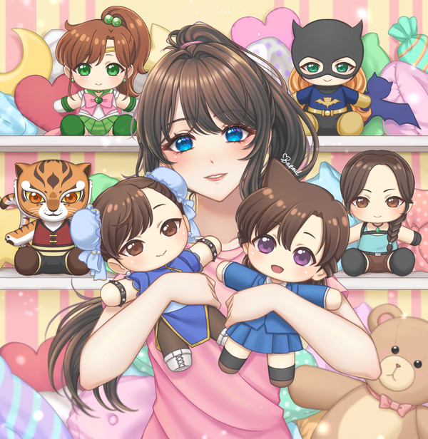 エリザベスと彼女のぬいぐるみたち