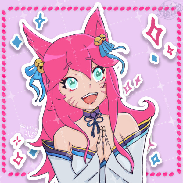 Spirit Blossom Ahri illustration