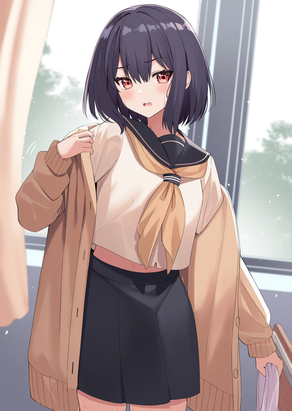 「あっつ~…今日カーディガンいらなかったね…」
