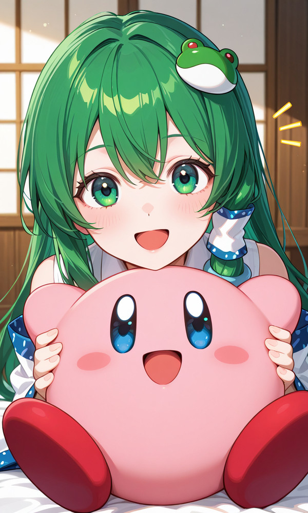 カービィと早苗さん