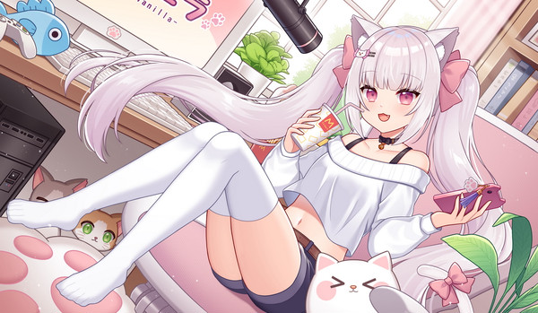 Vtuber猫宮バニラ待機動畫插圖