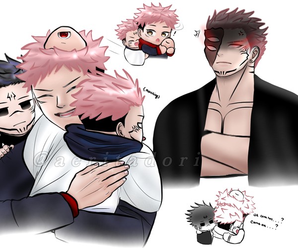 Yuuji + All Sukunas