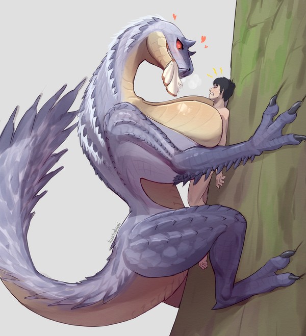 乳ドンするトビカガチ