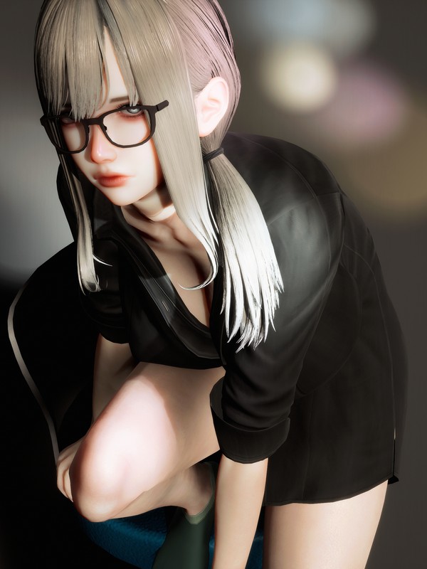 She’s about to do something.