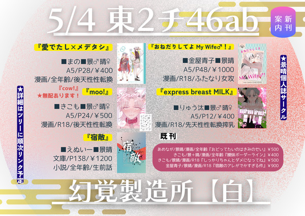 5/4 Super ROOT 4 to 5 2025 お品書き