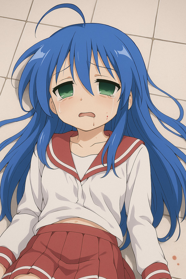 ひどいひどい目にあった泉こなた
