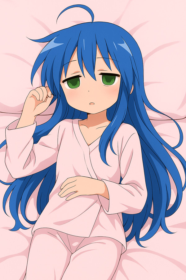 横になっている泉こなた
