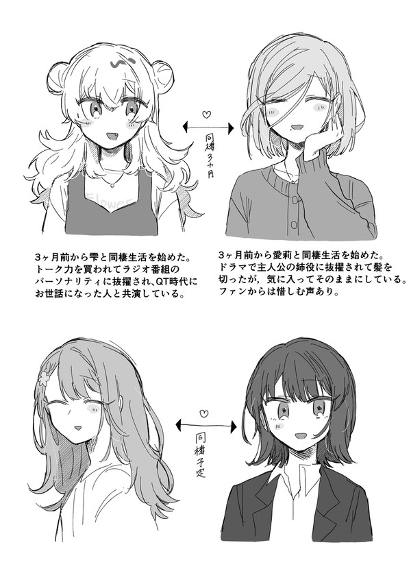 しずあい同棲まんが