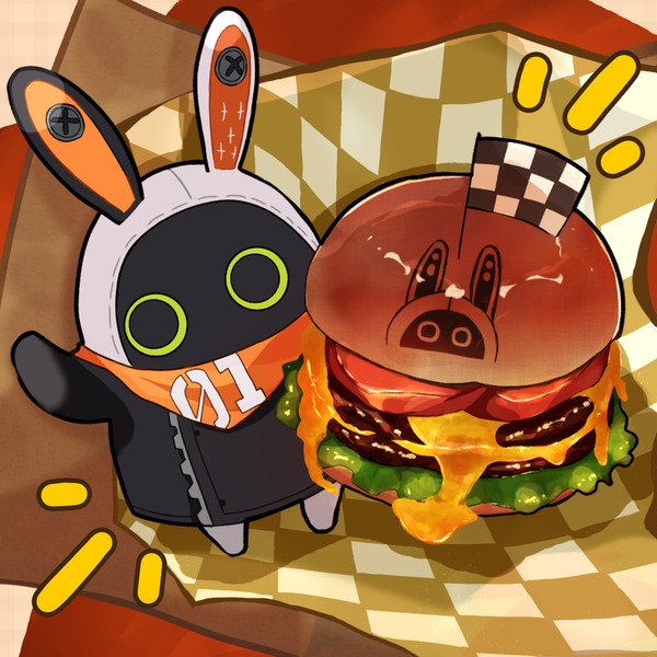 イアスと🍔