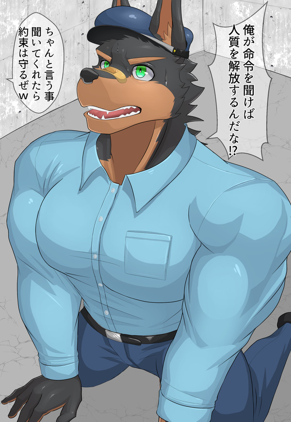 頑張れ!オスケモお巡りさん!