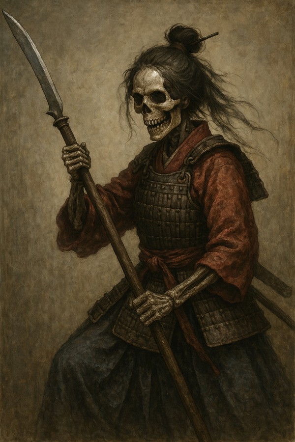 skeletal onna bugeisha