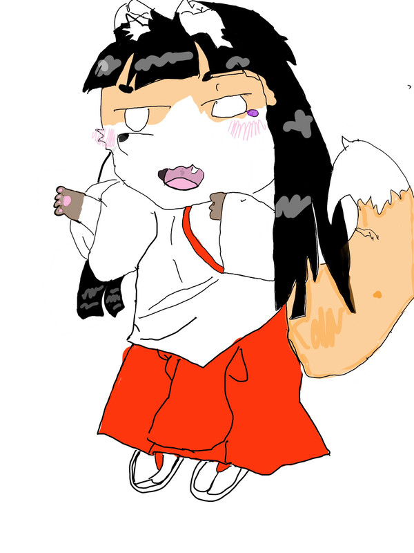 おつねちゃんで絵の練習