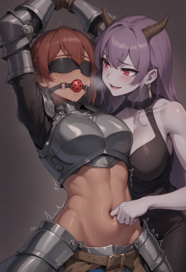 敗北ヘソ責め