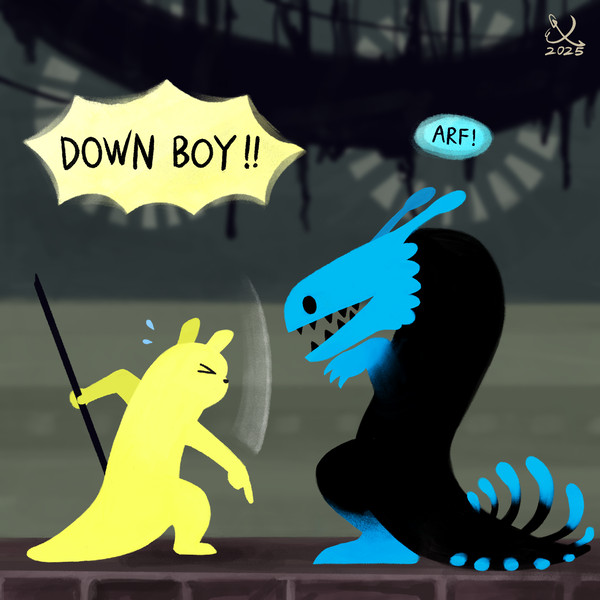 [Rain World]Down Boy!! Memes