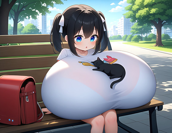 春と妹と猫のお昼寝