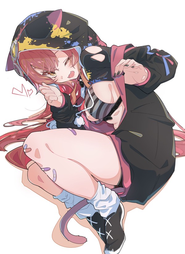 ノリノリチラ見せポーズ