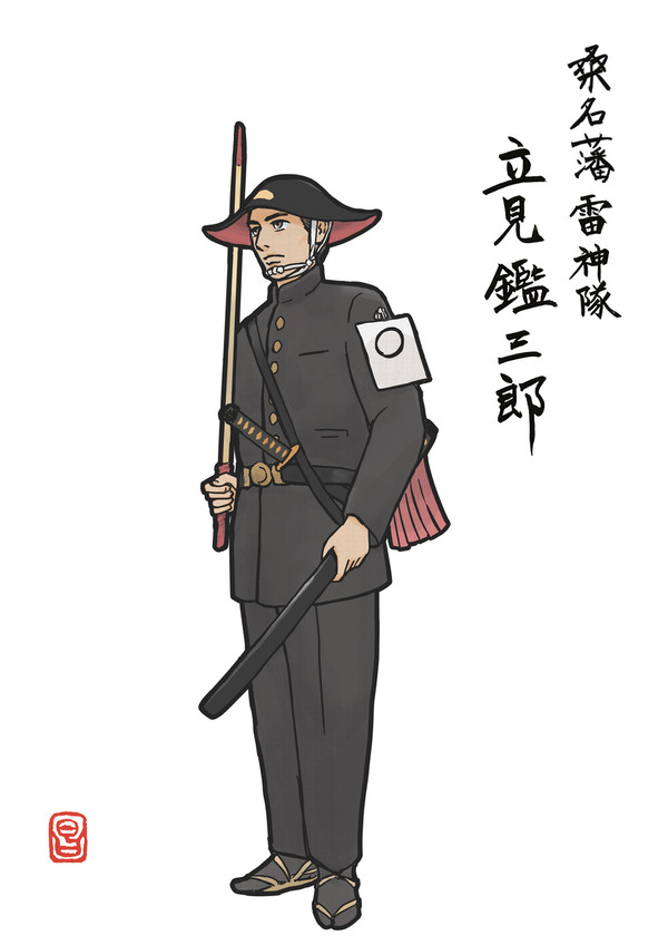 立見鑑三郎(立見尚文)・洋装