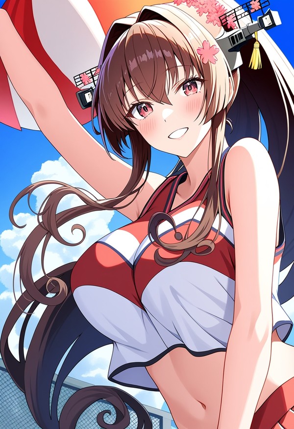 [オリジナルお題/チアガール] 大和型姉妹