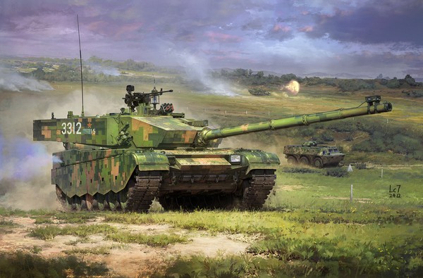 BOX ART: ZTZ-99A MBT 封绘99A主战坦克 - 1/2