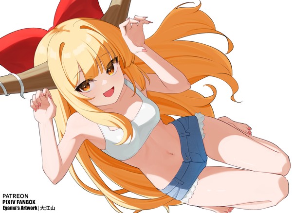 ホットパンツ姿の萃香ちゃん