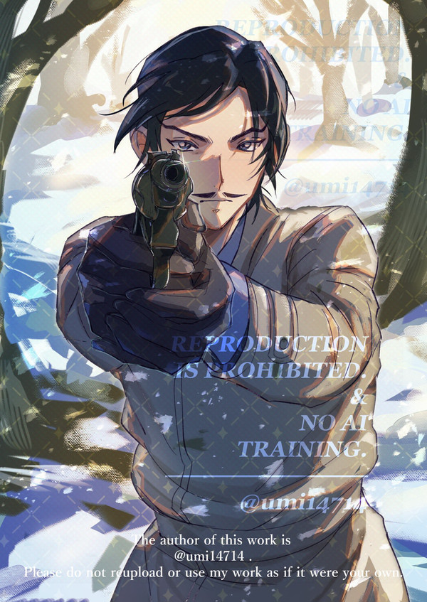 銃撃シーン