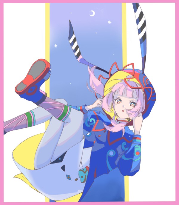 夜空に落ちる