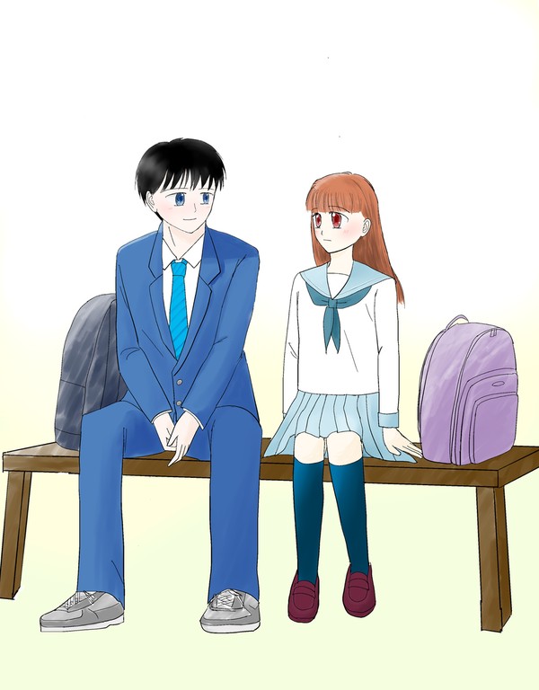 見つめ合う二人